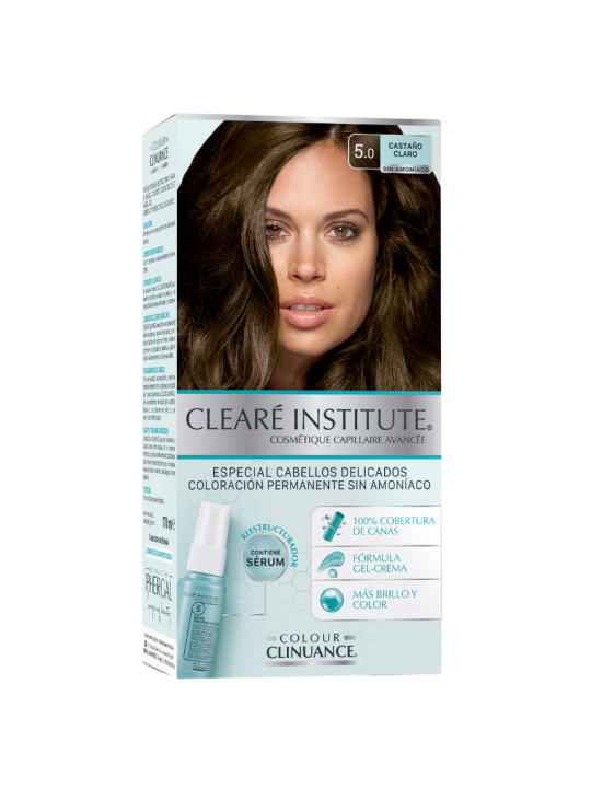 Clearé institute color clinuance 5.0 castaño claro