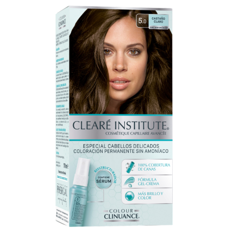 Clearé institute color clinuance 5.0 castaño claro