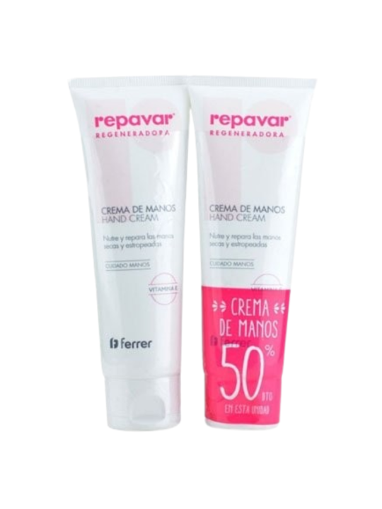 Repavar regeneradora crema de manos 75 ml 2º unid 50%