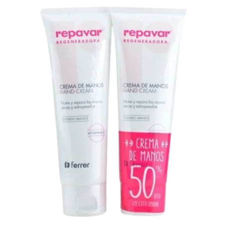 Repavar regeneradora crema de manos 75 ml 2º unid 50%