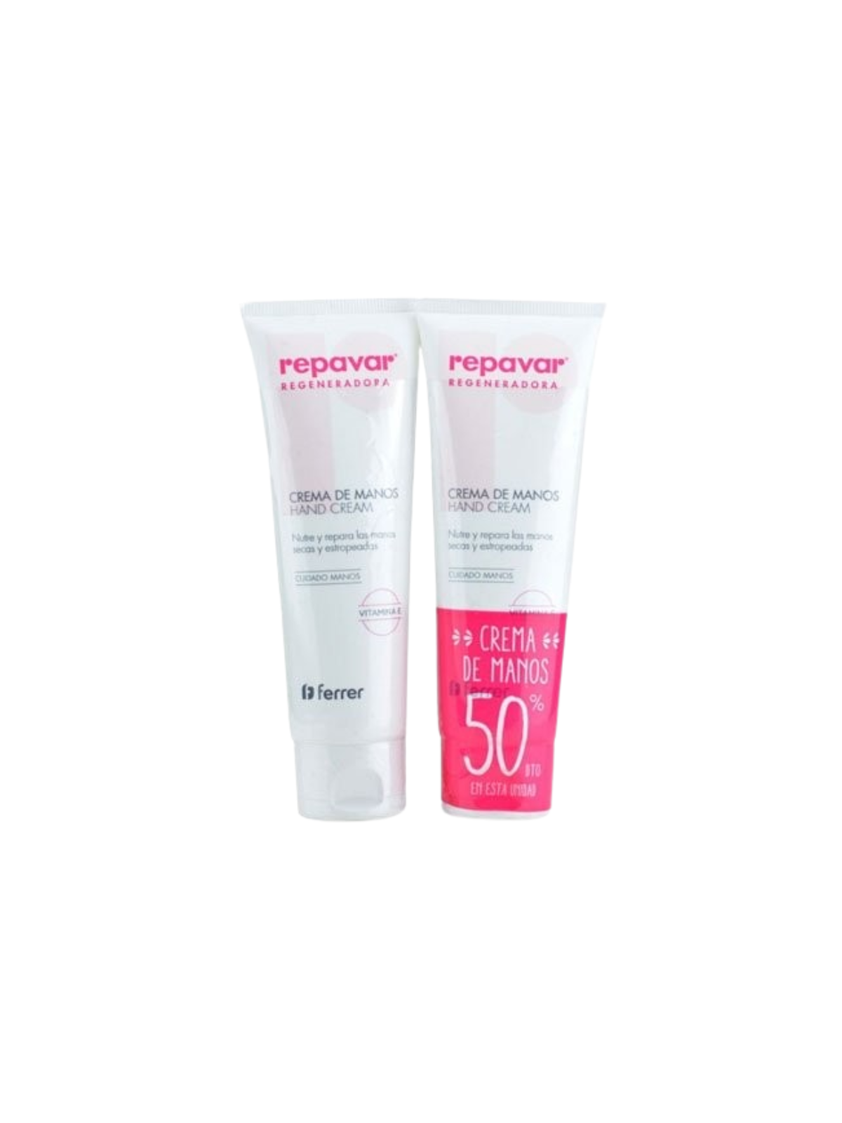 Repavar regeneradora crema de manos 75 ml 2º unid 50%