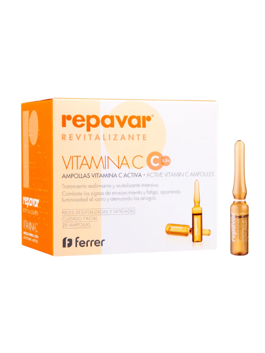 Repavar revitalizante ampollas 20 amp