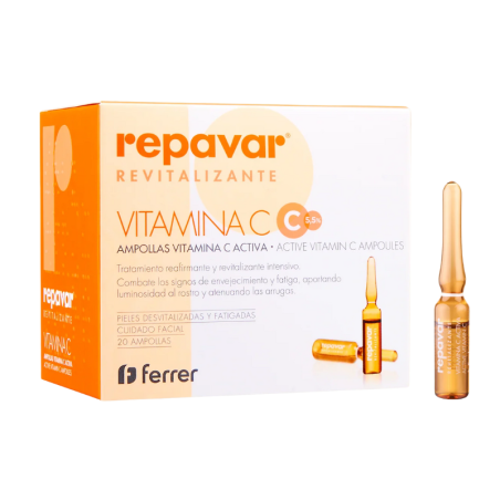 Repavar revitalizante ampollas 20 amp