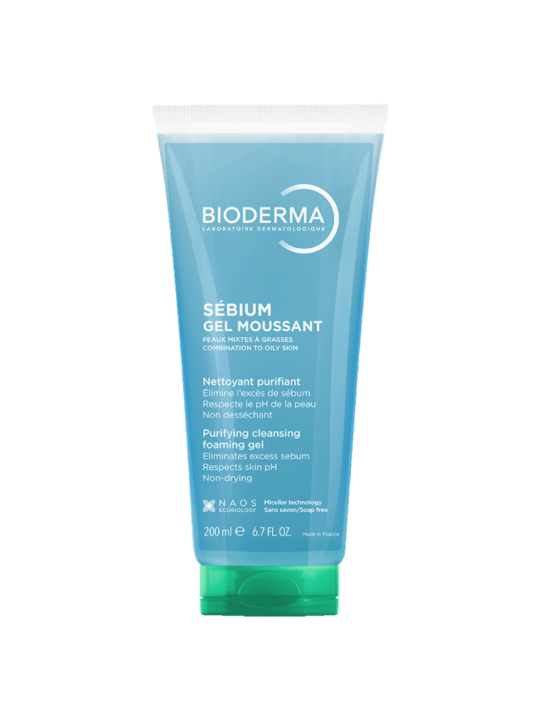 Bioderma Sebium gel moussant 200 ml