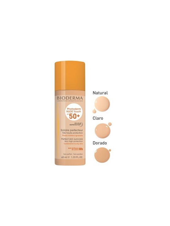Bioderma photoderm nude touch spf 50+ muy claro