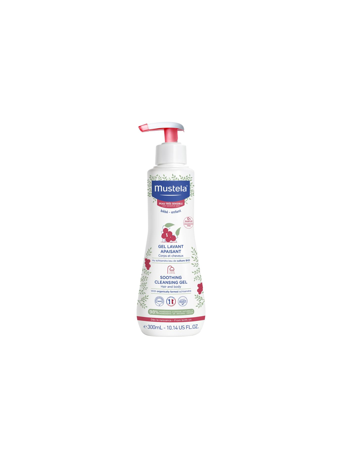 Mustela gel de baño confort 300 ML
