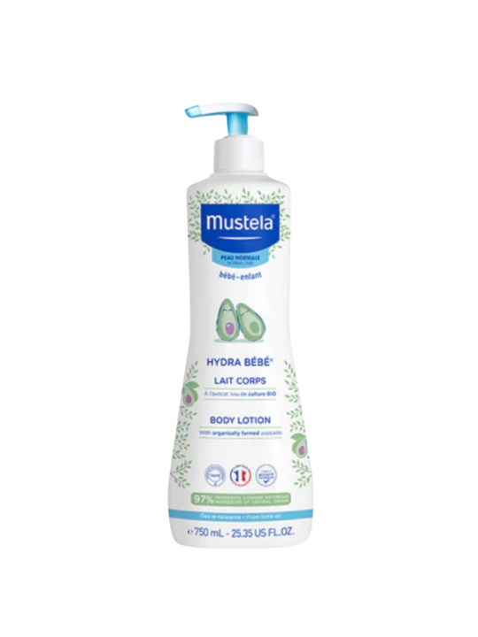 Mustela hydra bebe leche corporal 750 ml