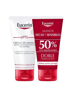 Eucerin duplo ph5 crema de manos 75 + 75 ml