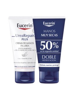 Eucerin duplo urearepair plus crema de manos urea 5% 75 + 75 ml
