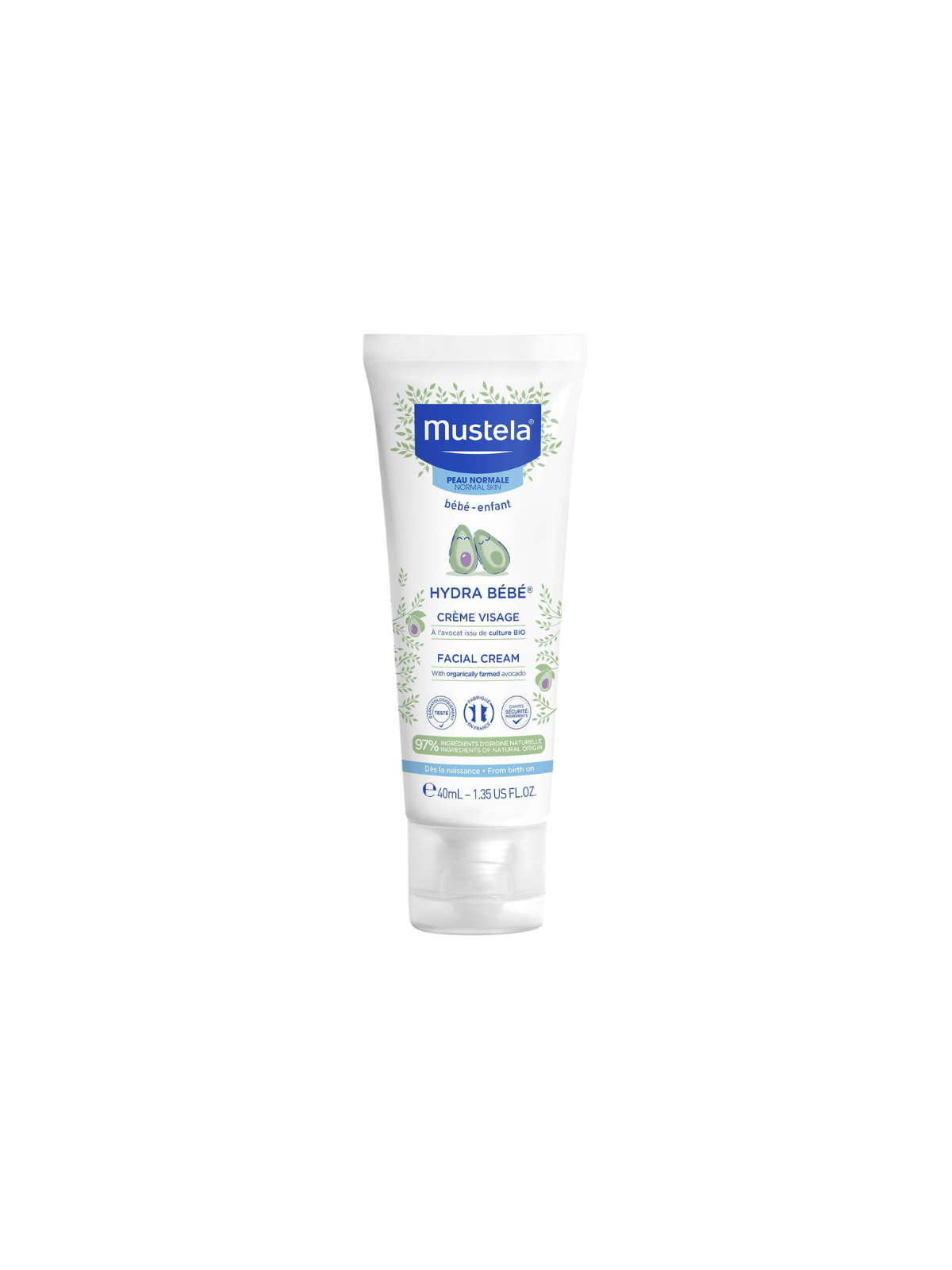 Mustela hydra bebe crema facial 40 ml