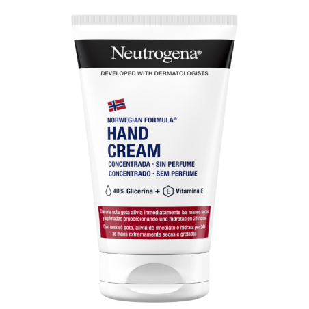 Neutrogena crema de manos sin perfume