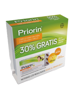 Priorin cápsulas anticaída pack promocional