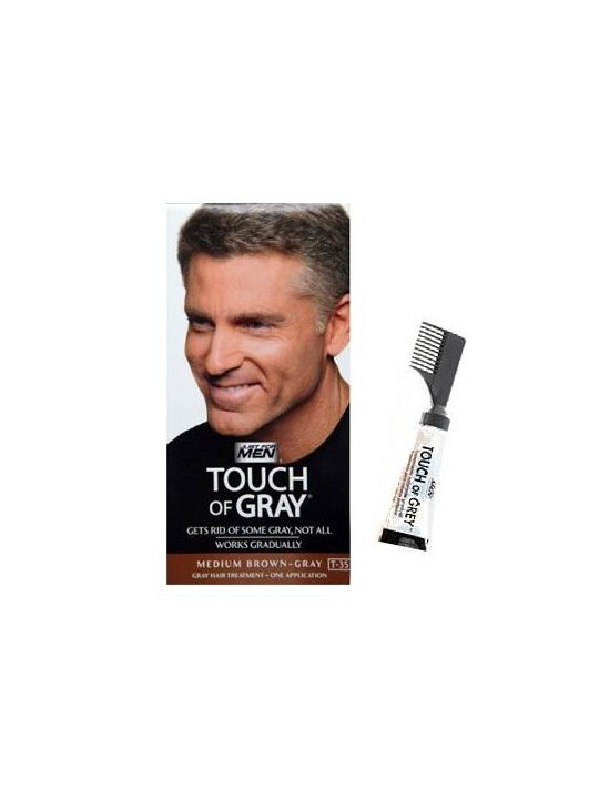 Just for men touch of grey castaño t-35