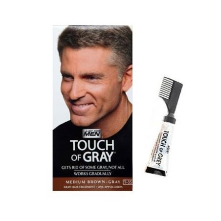 Just for men touch of grey castaño t-35