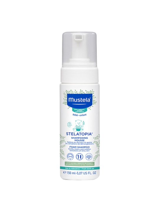 Mustela stelatopia champu mousse recien nacido