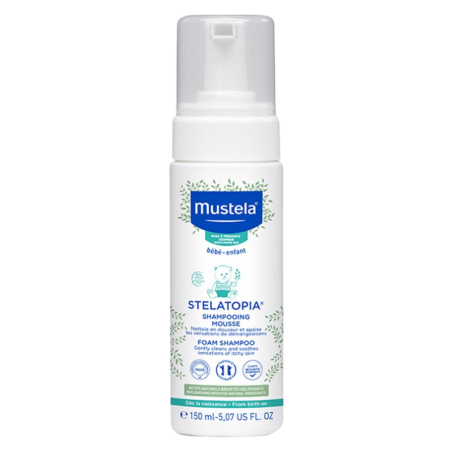 Mustela stelatopia champu mousse recien nacido