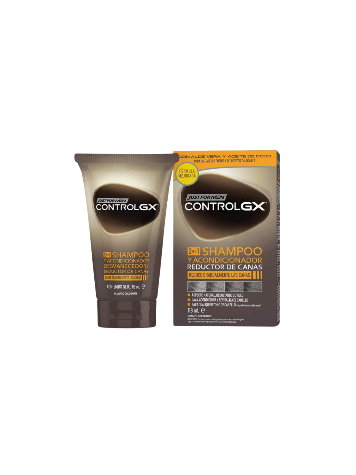 Control gx reductor de canas champu+acondicionador 2 en 1