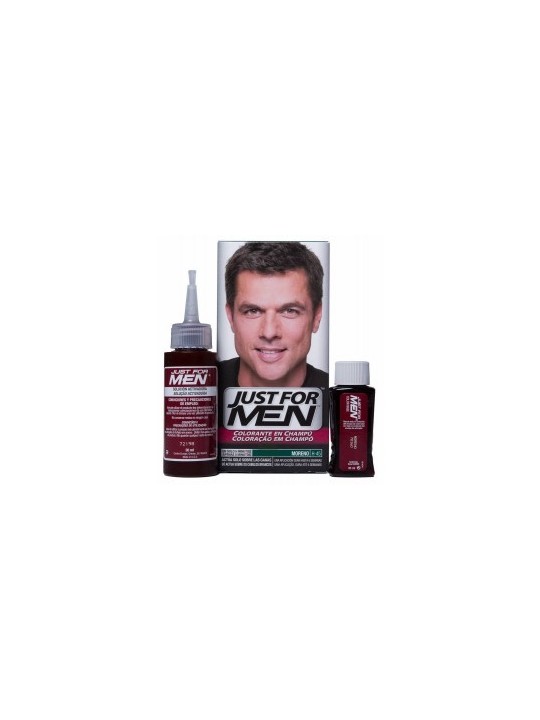Just for men champu colorante moreno