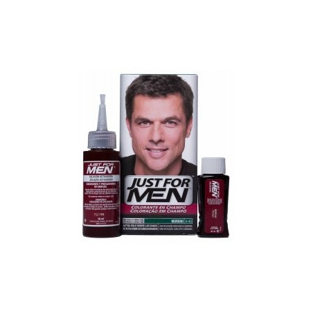 Just for men champu colorante moreno