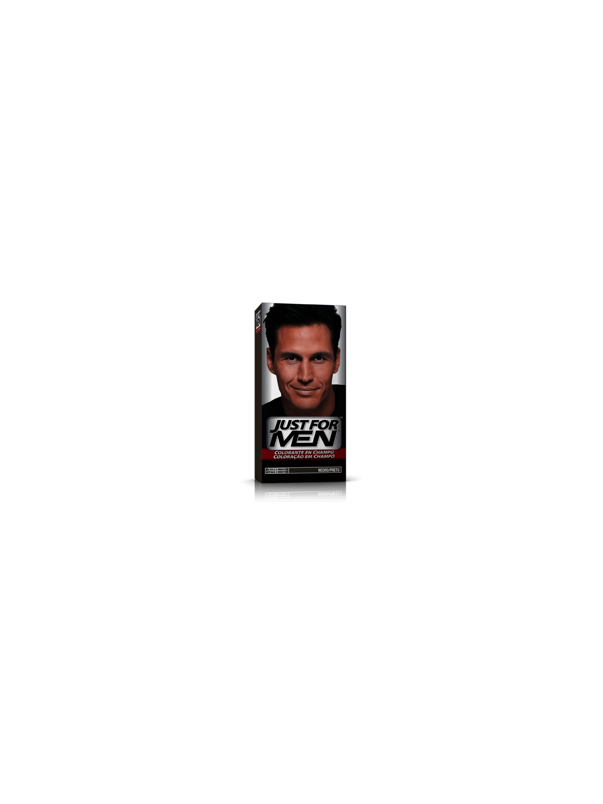 Just for men champu colorante negro