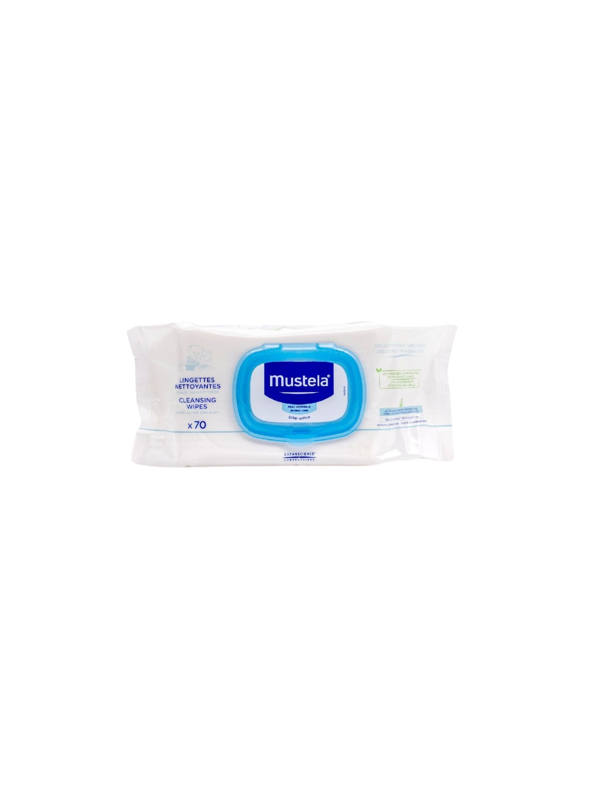 Mustela toallitas 70 uds