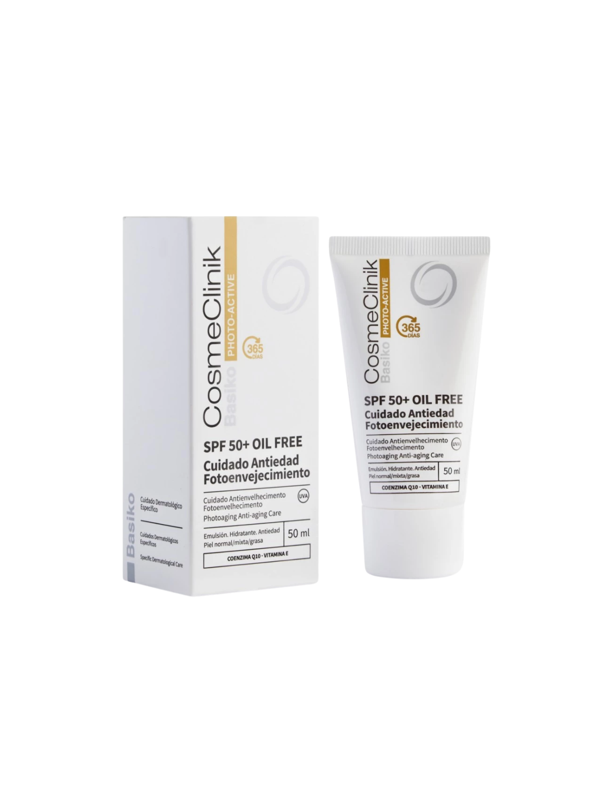 CosmeClinik Basiko solar 50+ emulsion oil free