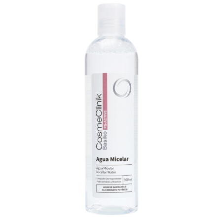 CosmeClinik Basiko agua micelar pieles sensibles y reactivas
