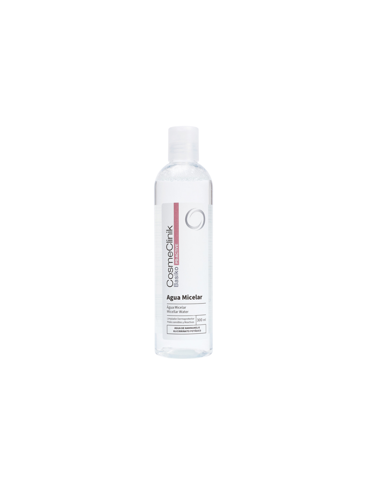 CosmeClinik Basiko agua micelar pieles sensibles y reactivas
