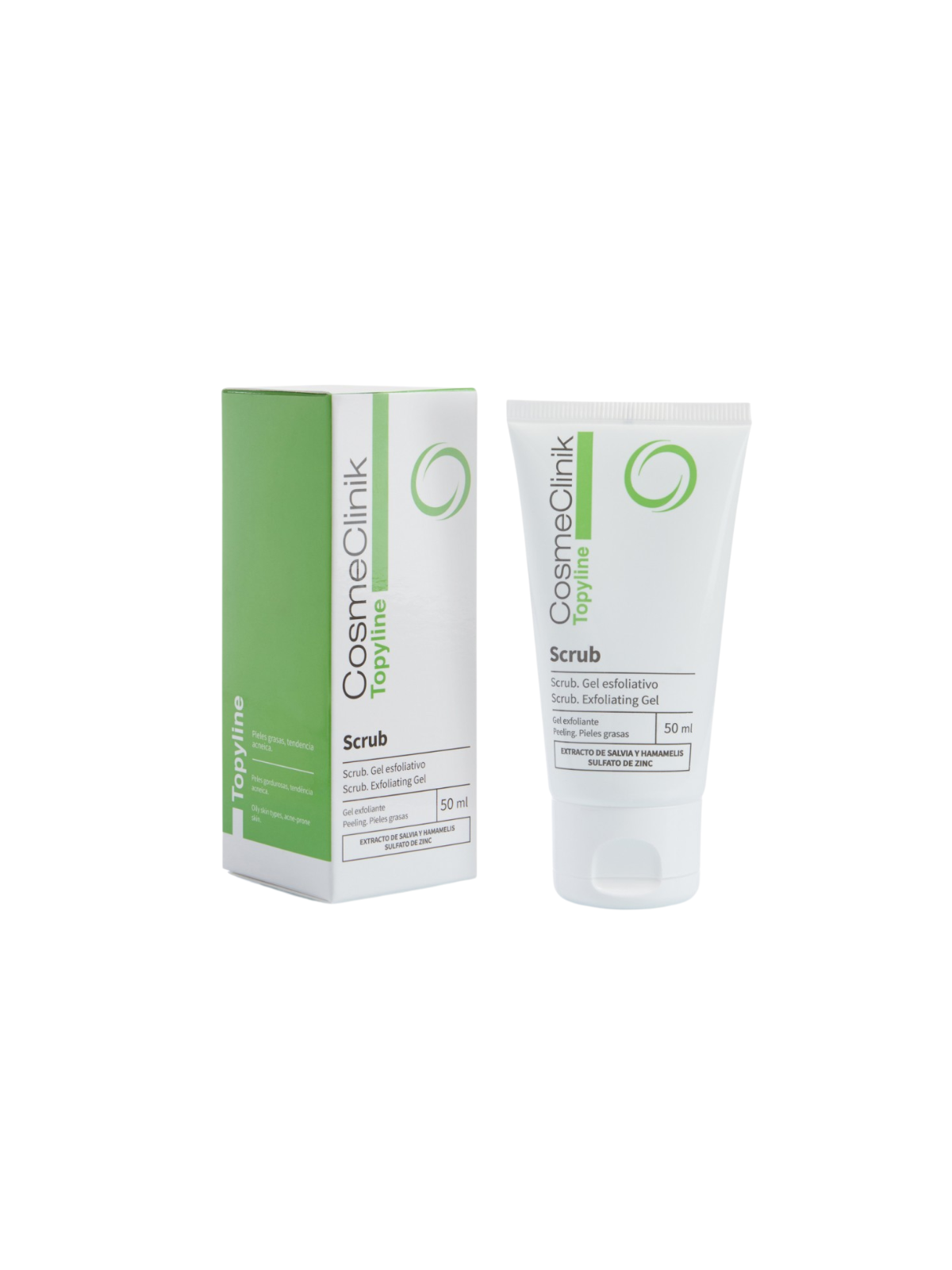 CosmeClinik Topyline scrub gel exfoliante