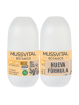 Mussvital desodorante roll-on nature duplo