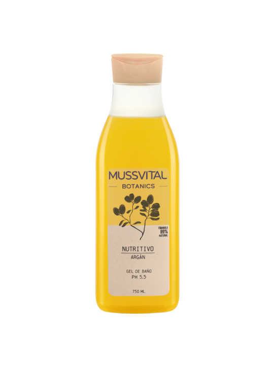Mussvital gel de baño aceite de argán