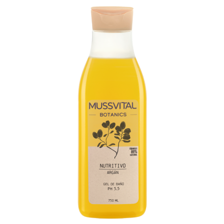 Mussvital gel de baño aceite de argán