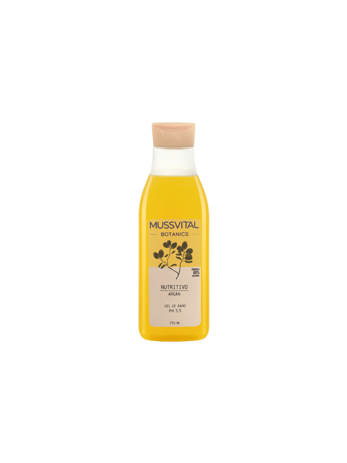 Mussvital gel de baño aceite de argán