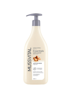 Mussvital essentials locion corporal argan 400 ml