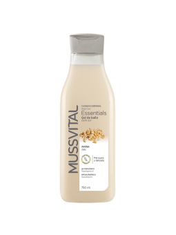 Mussvital essentials gel baño avena