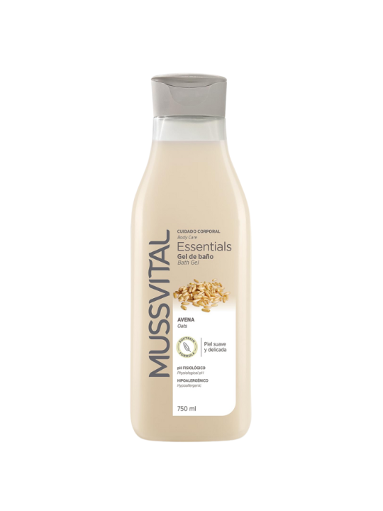 Mussvital essentials gel baño avena