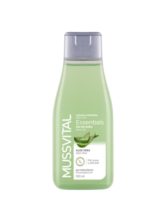 Mussvital essentials gel de baño con aloe vera 100ml