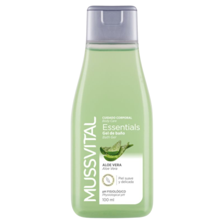 Mussvital essentials gel de baño con aloe vera 100ml