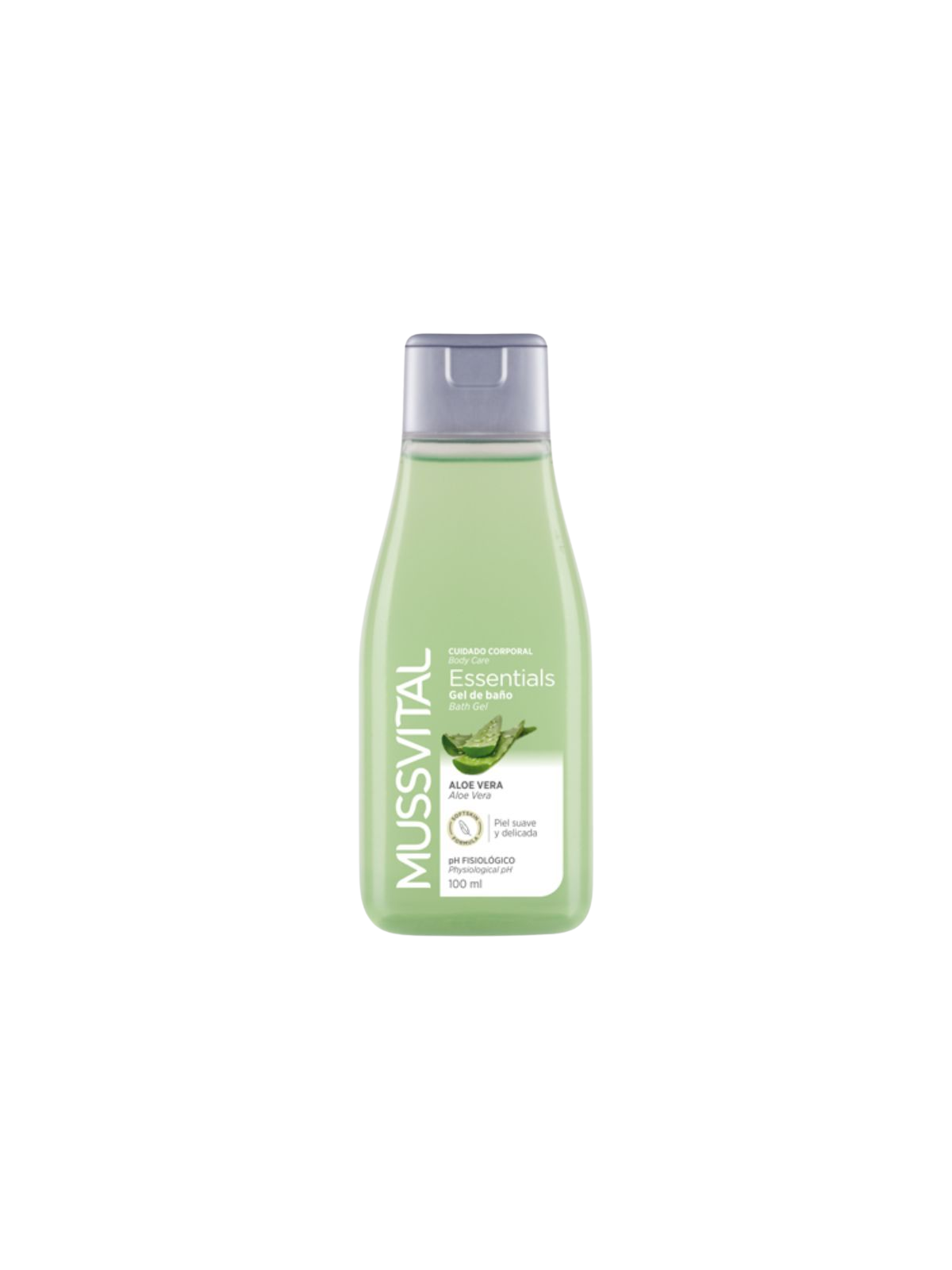 Mussvital essentials gel de baño con aloe vera 100ml