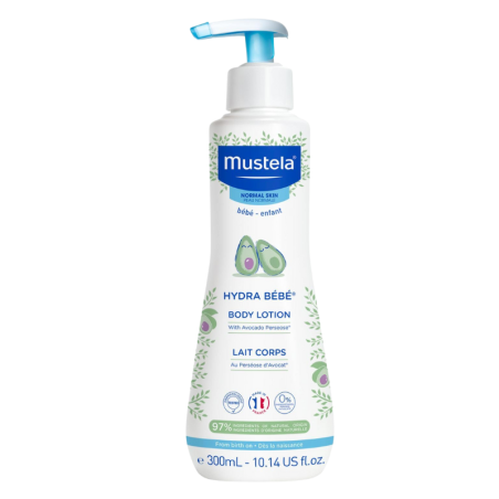 Mustela hydra bebe leche corporal
