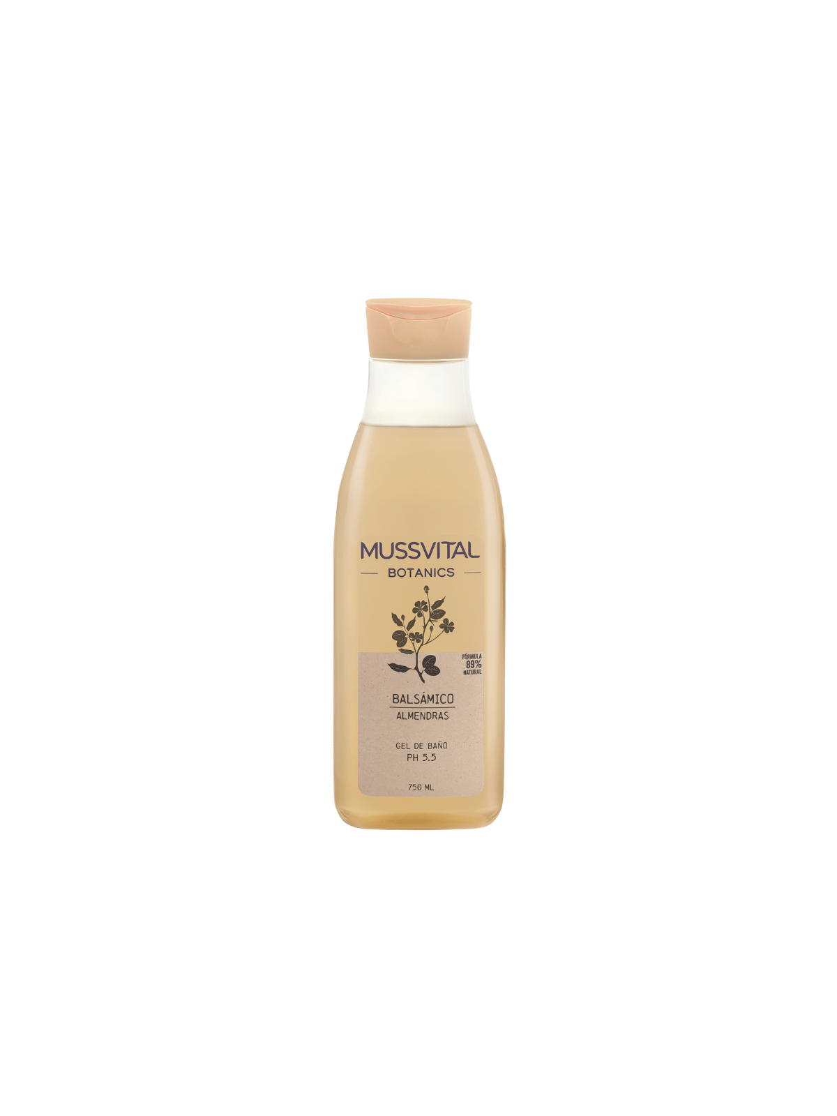 Mussvital gel de baño de almendras
