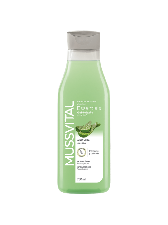 Mussvital gel de baño aloe vera