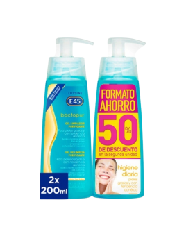 Lutsine e45 bactopur gel limpiador duplo