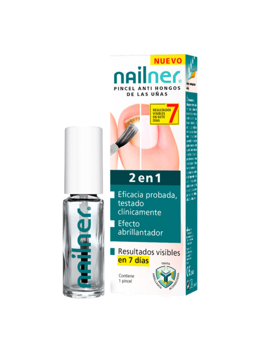 Nailner pincel 2 en 1