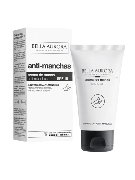 Bella aurora m7 crema manos antimanchas spf15