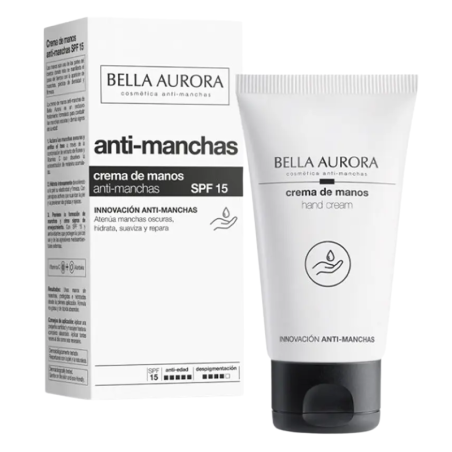 Bella aurora m7 crema manos antimanchas spf15