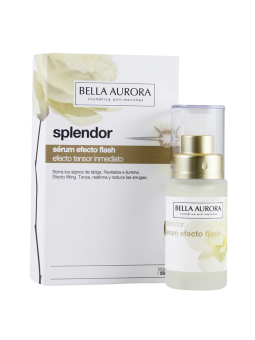 Bella aurora splendor serum efefto flash