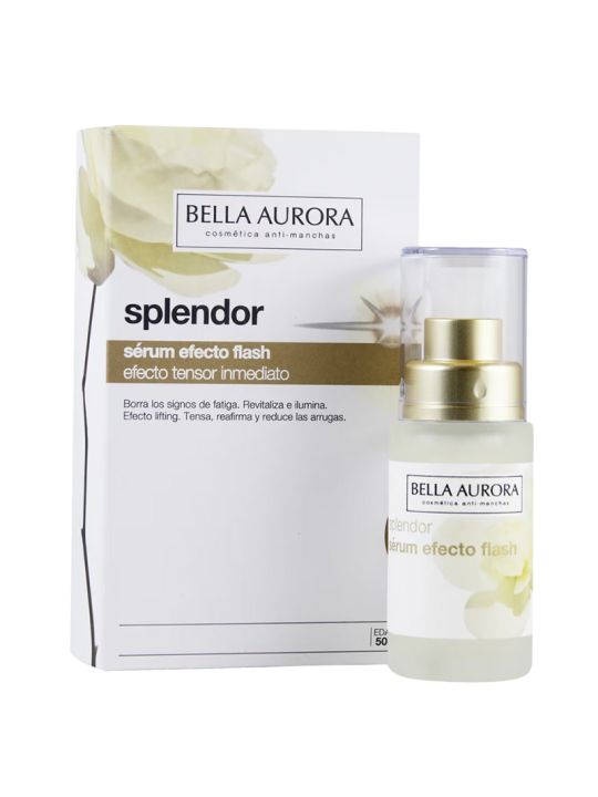 Bella aurora splendor serum efefto flash