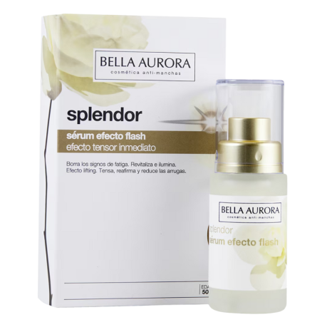 Bella aurora splendor serum efefto flash