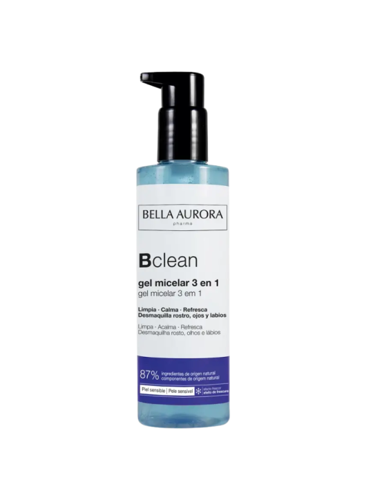 Bella aurora bclean gel micelar antimanchas piel